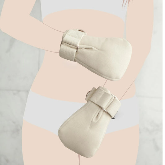 Medical Safety Mittens | Soft Padded Hand Restraints | Patient Protection Mitts