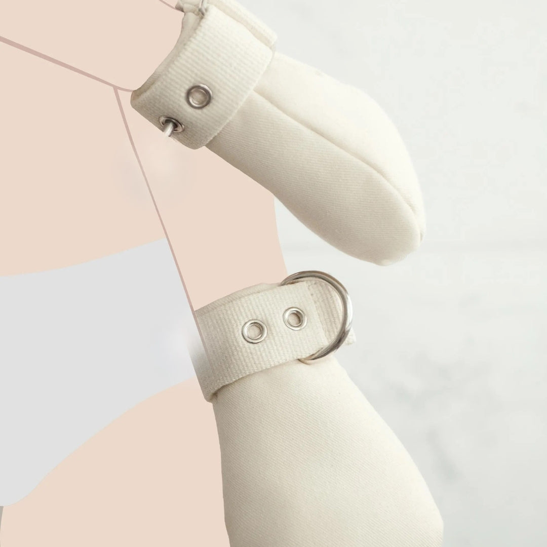 Medical Safety Mittens | Soft Padded Hand Restraints | Patient Protection Mitts