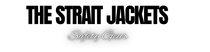 Logo for 'The Strait Jackets Safety Gear' with a diamond shape and text.