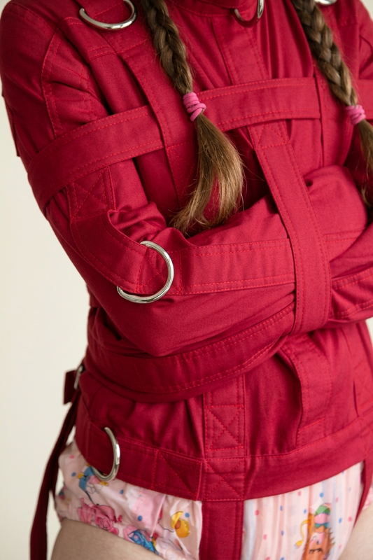 Red Canvas Straight Jacket