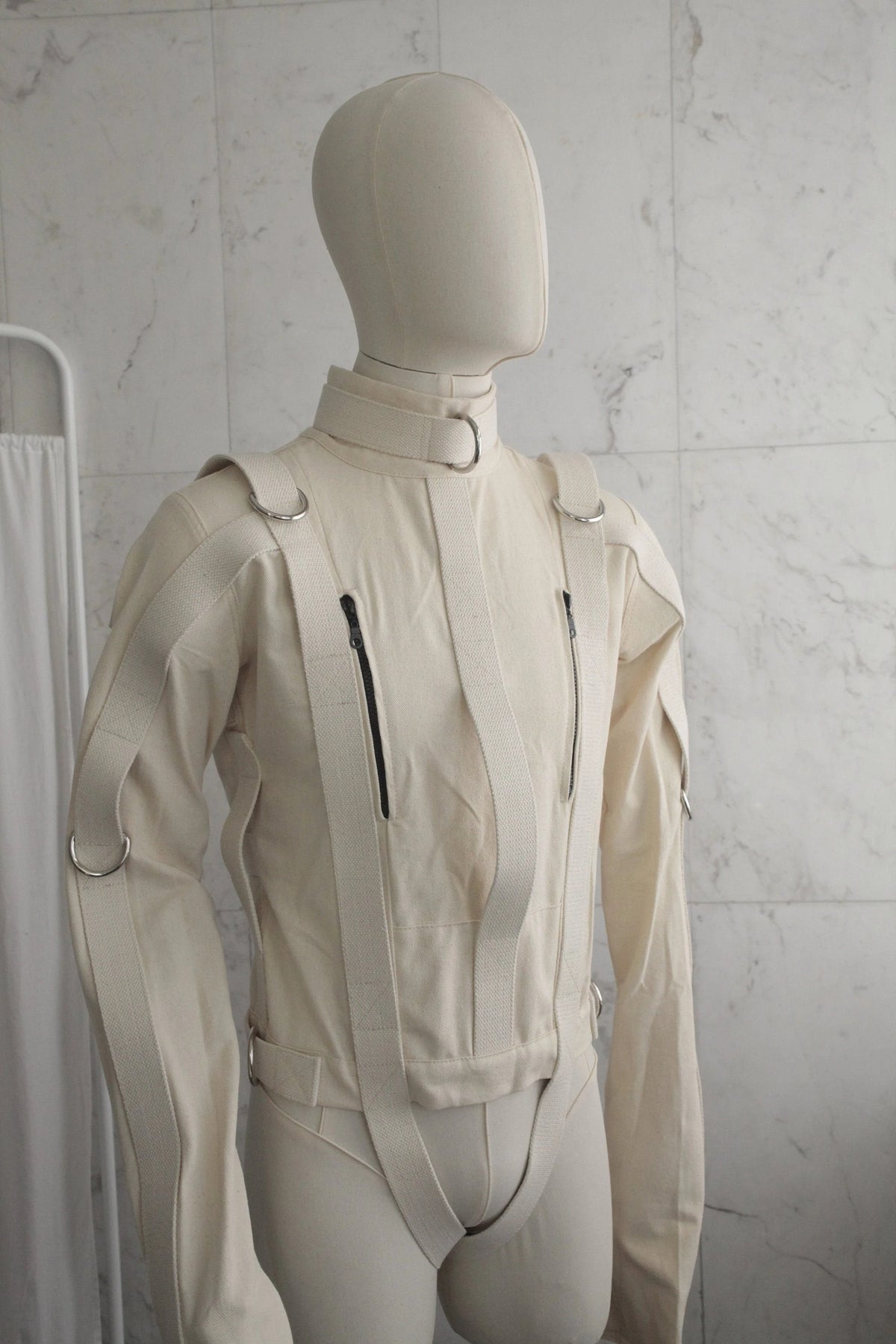 Straitjacket with Chest Zippers – Adjustable Secure Restraint Jacket