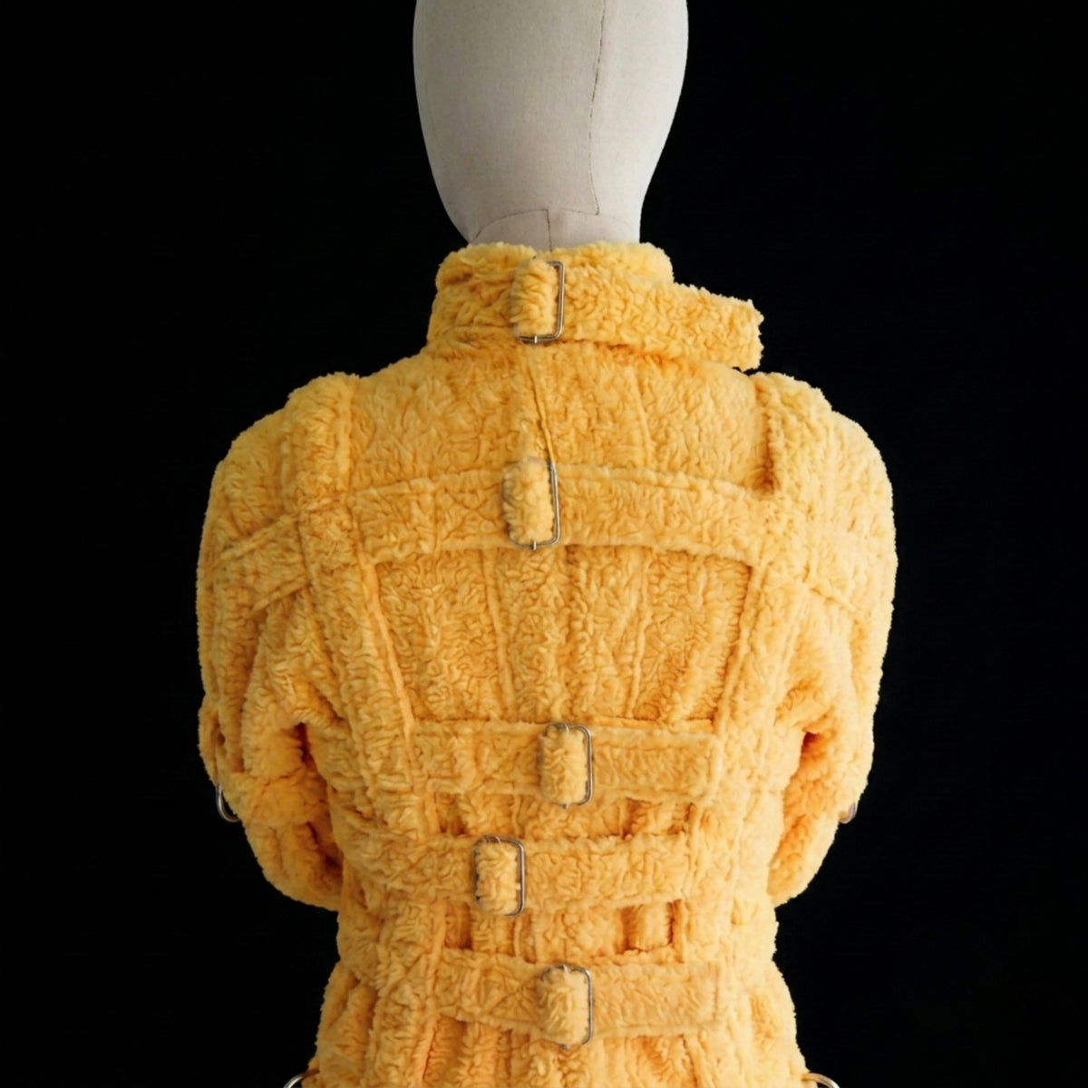 Yellow Sherling Straight Jacket