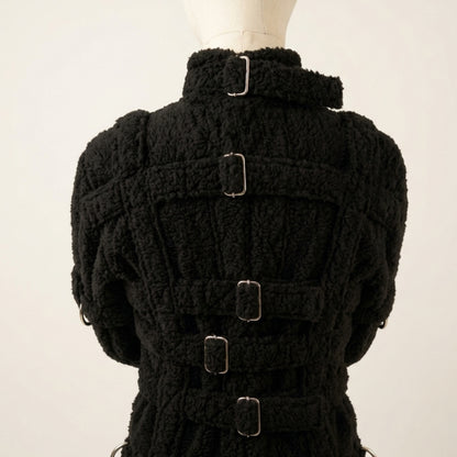 Black Sherling Straight Jacket