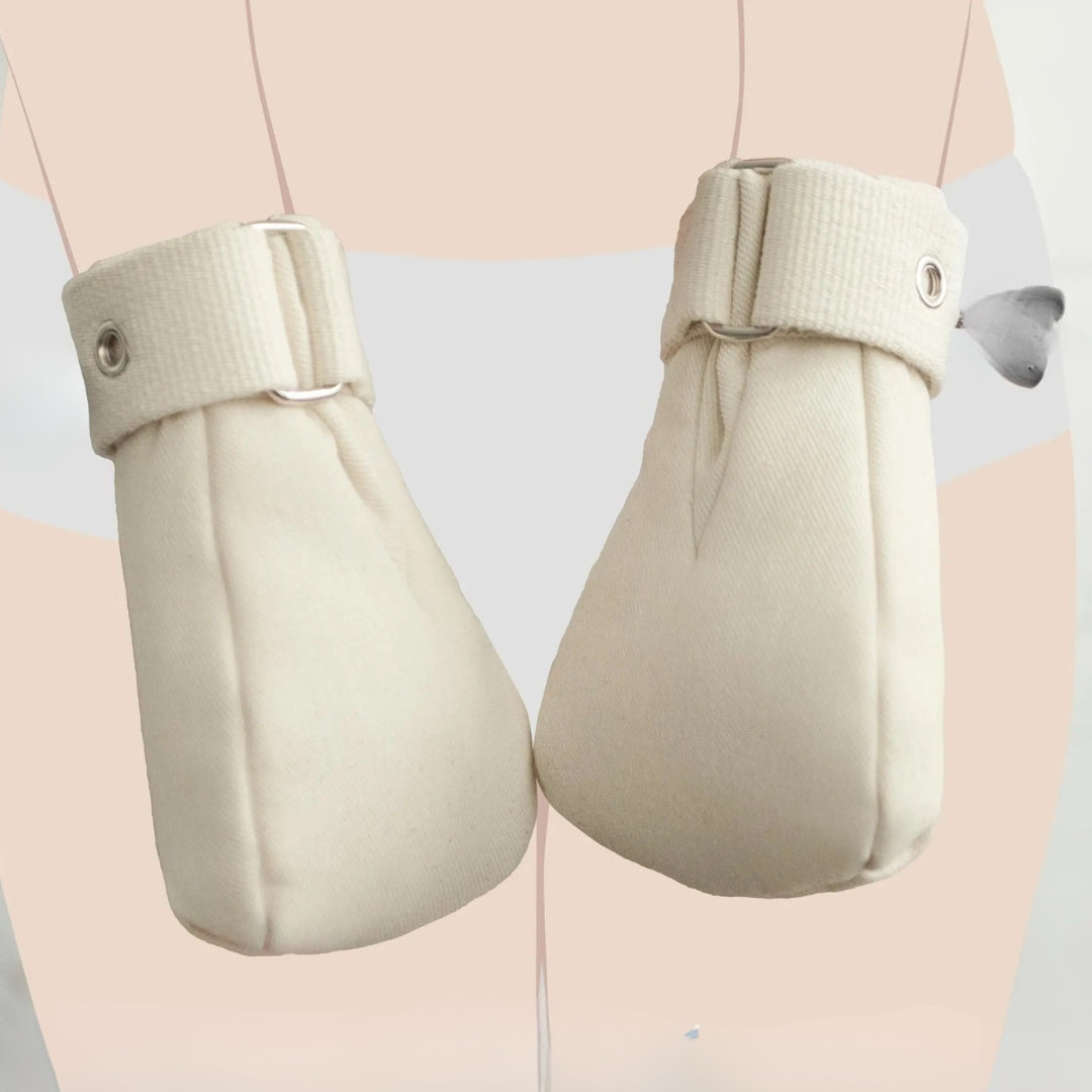 Medical Safety Mittens | Soft Padded Hand Restraints | Patient Protection Mitts