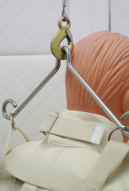 Straitjacket Suspension Hanger | Heavy-Duty Metal & Leather Gear Display