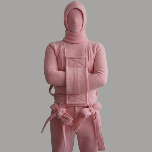 Polar Fleece ABDL Straitjacket with Chest Zippers