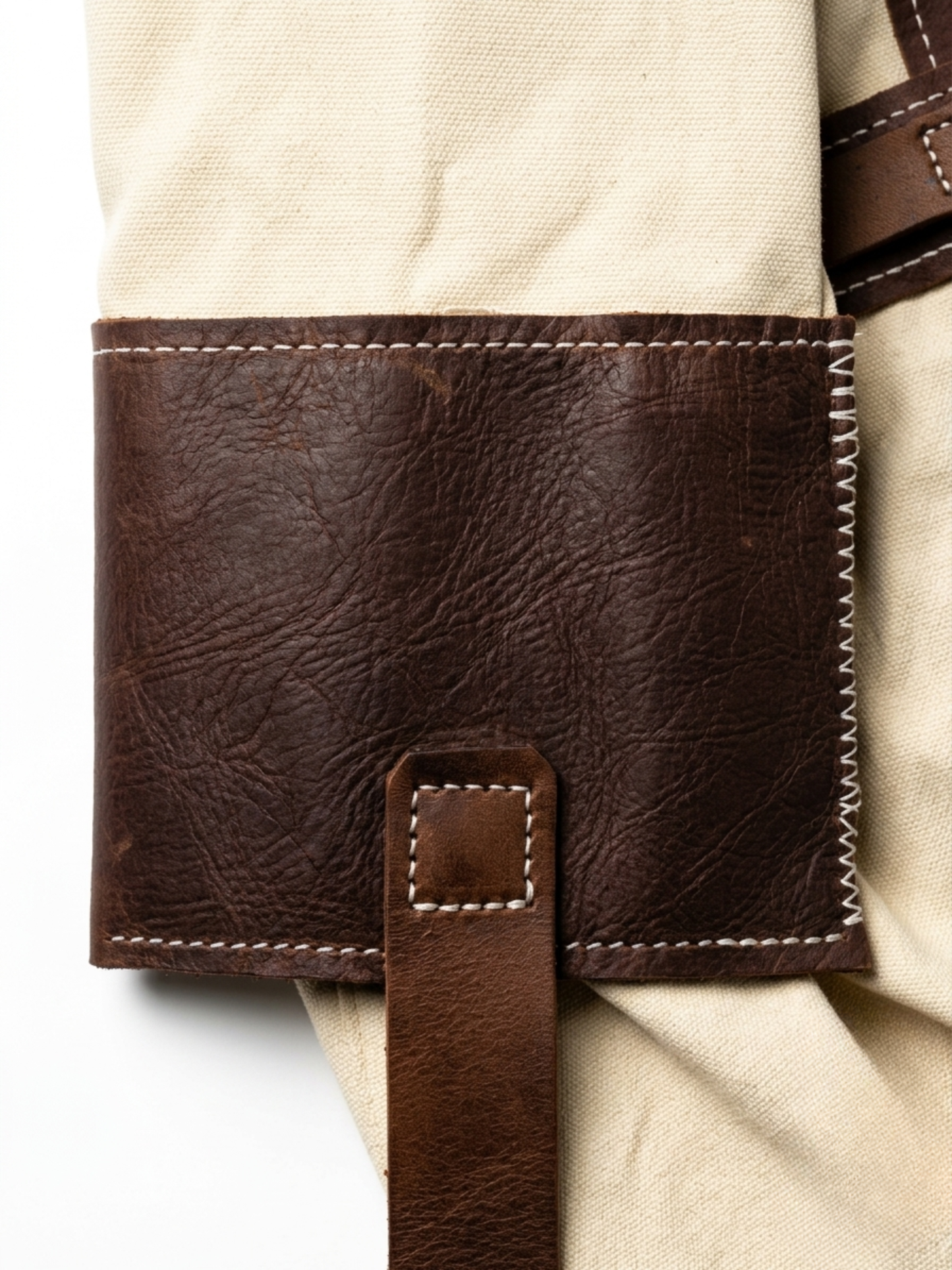 Canvas Straitjacket with Leather Straps