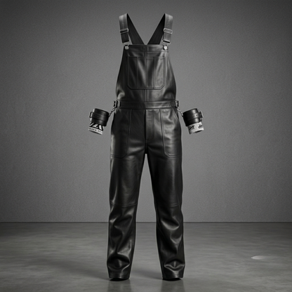 Leather Bondage Jumpsuit