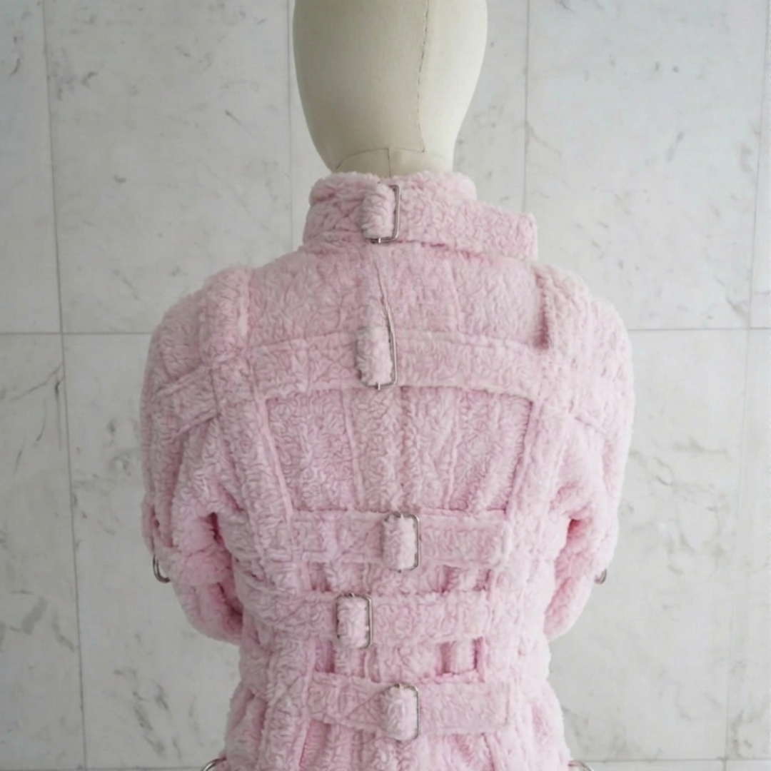 Pink Sherling Straight Jacket | Soft Sherpa-Lined Restraint Jacket