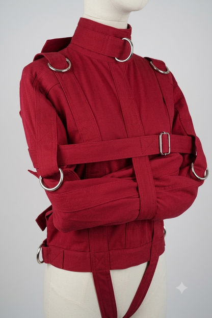 Red Canvas Straight Jacket