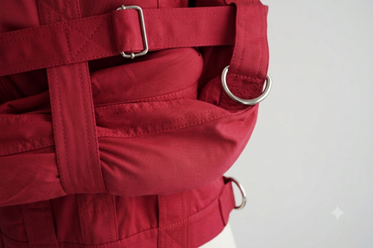 Red Canvas Straight Jacket
