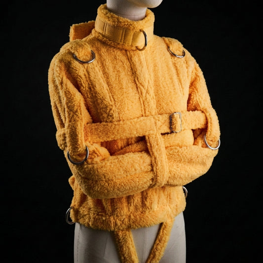 Yellow Sherling Straight Jacket