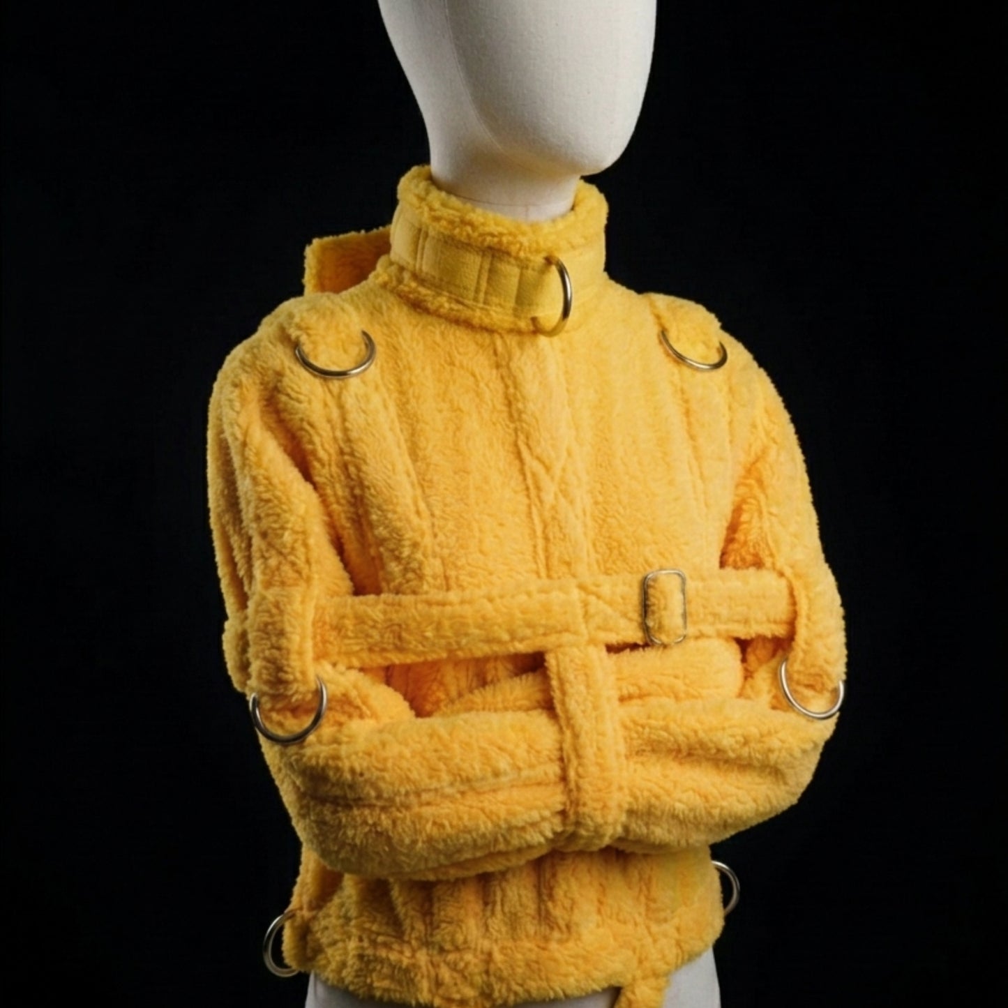 Yellow Sherling Straight Jacket