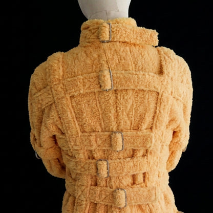 Yellow Sherling Straight Jacket