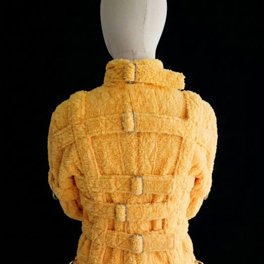 Yellow Sherling Straight Jacket