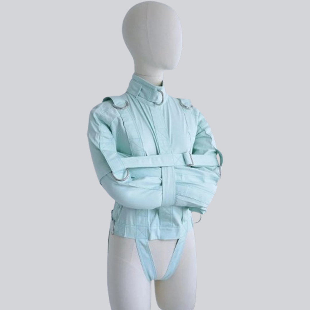 Baby Mint ABDL Straitjacket | Premium Adult Restraint w/ D-Rings & Straps