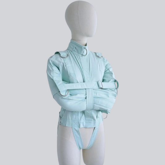 Baby Mint ABDL Straitjacket | Premium Adult Restraint w/ D-Rings & Straps