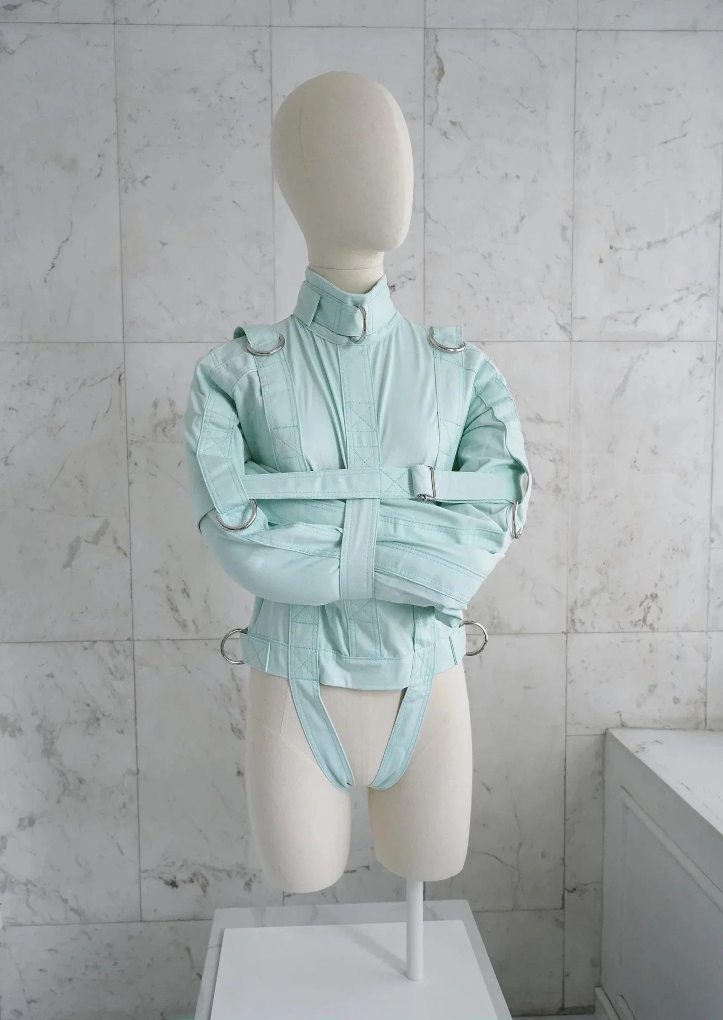 Baby Mint ABDL Straitjacket | Premium Adult Restraint w/ D-Rings & Straps