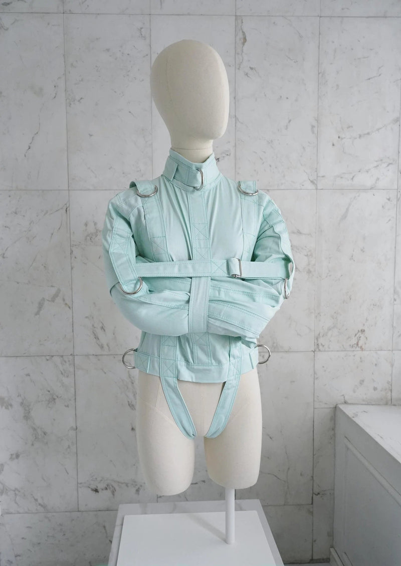 Baby Mint ABDL Straitjacket – Premium Adult Baby Diaper Lover Restraint with Heavy-Duty D-Rings & Secure Straps