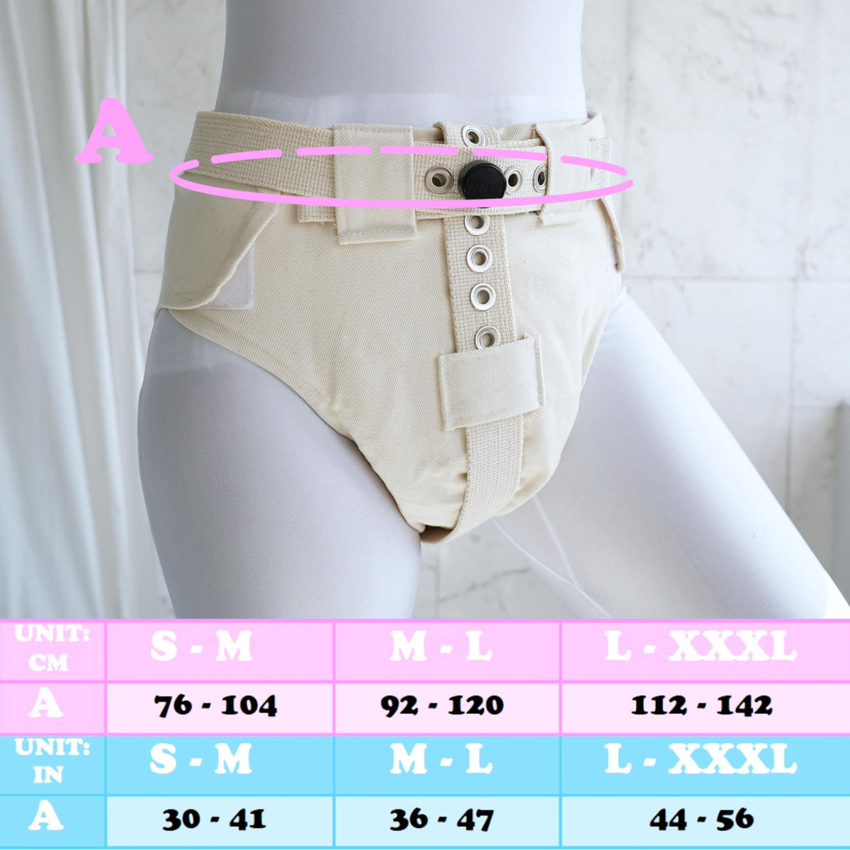 Mint Green Lockable Diaper Cover Briefs – ABDL Adult Babywear with Heart Lock and Key