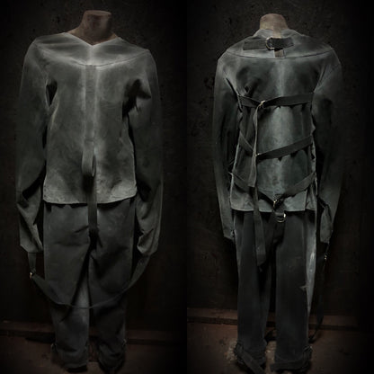 Black Straight Jacket _Restraint Pants