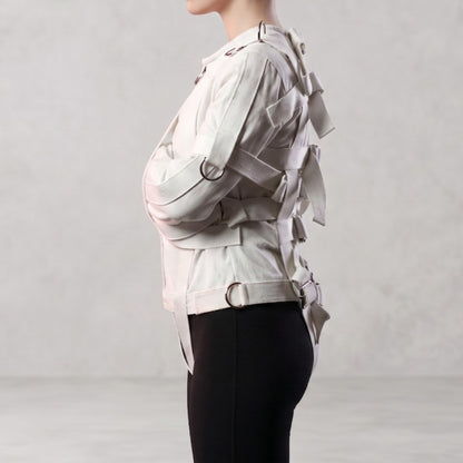 Beige Canvas Straitjacket | Heavy Duty Restraint Jacket