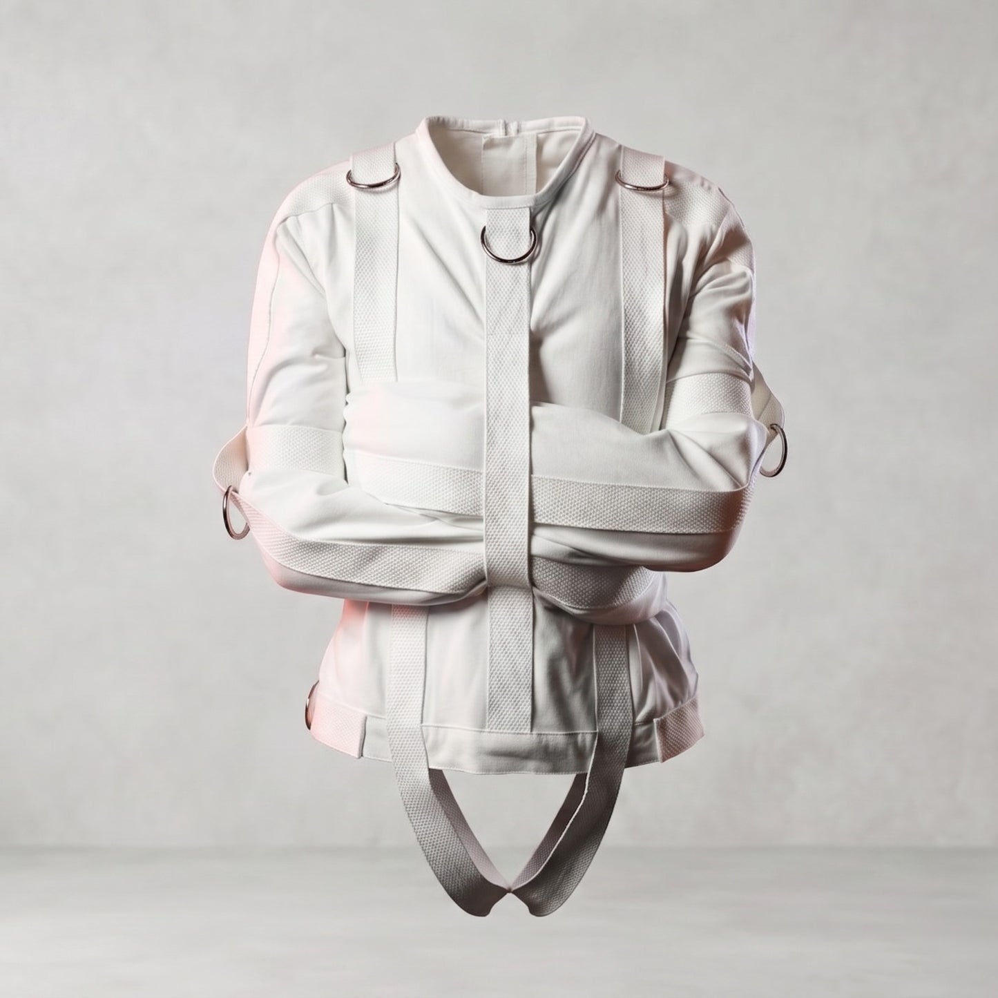 Beige Canvas Straitjacket | Heavy Duty Restraint Jacket