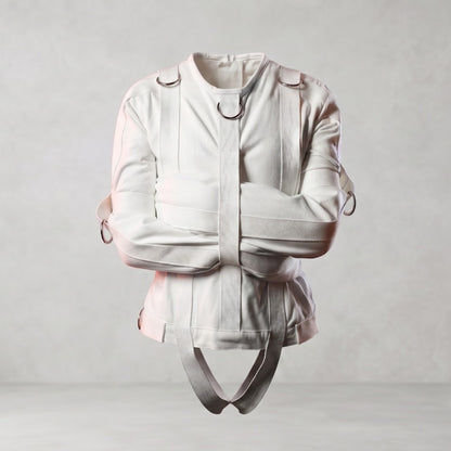 Beige Canvas Straitjacket | Heavy Duty Restraint Jacket