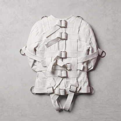 Beige Canvas Straitjacket | Heavy Duty Restraint Jacket